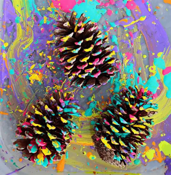 Image for event: Pinecone Painting (Ages 2-4)