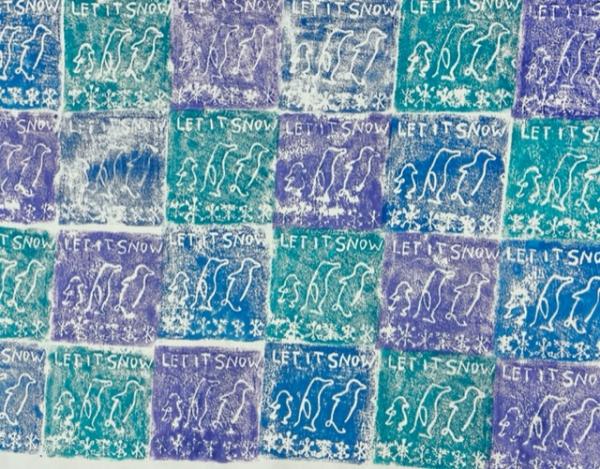 Image for event: Printmaking Wrapping Paper Craft (Grades K-5)